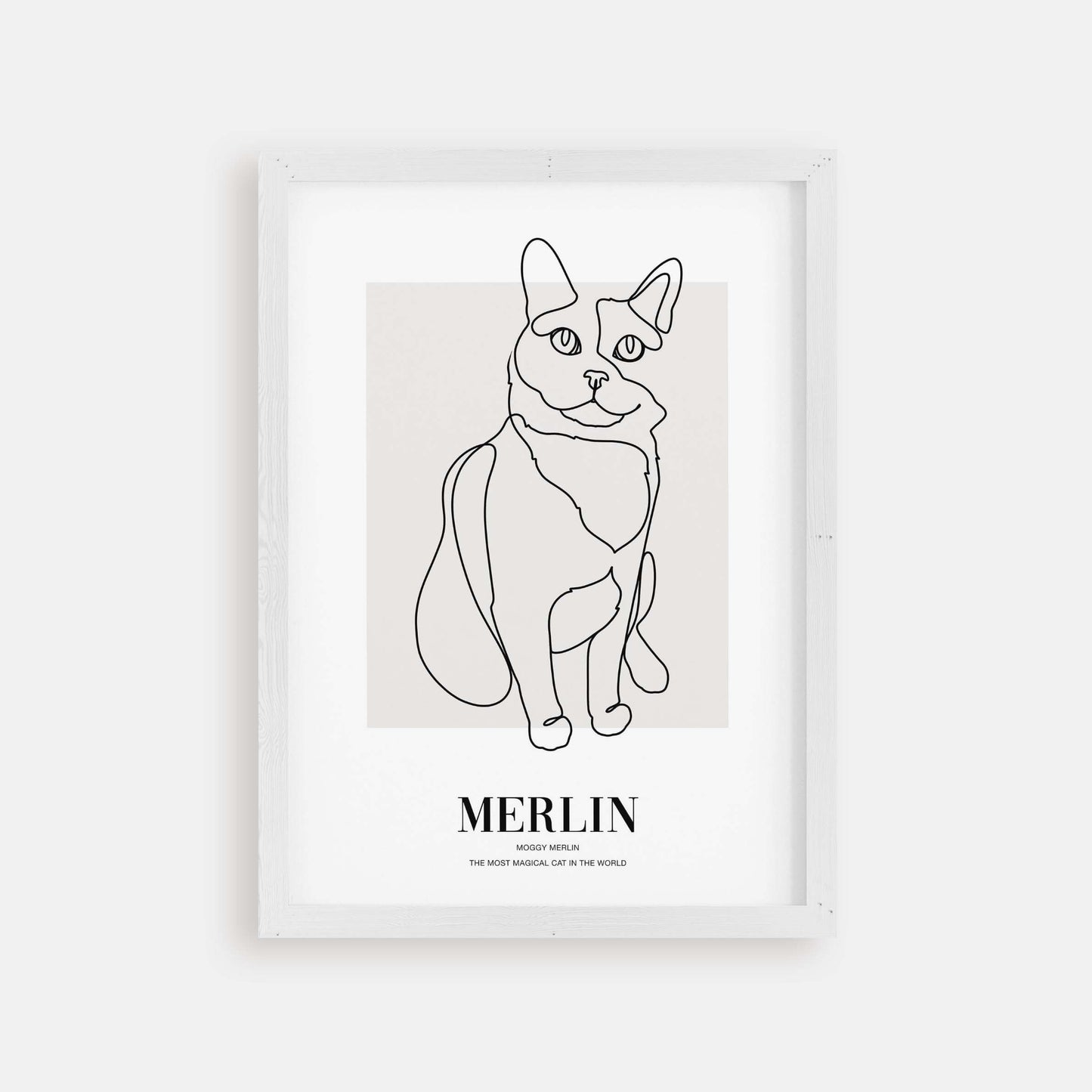 cat memorial art gift idea