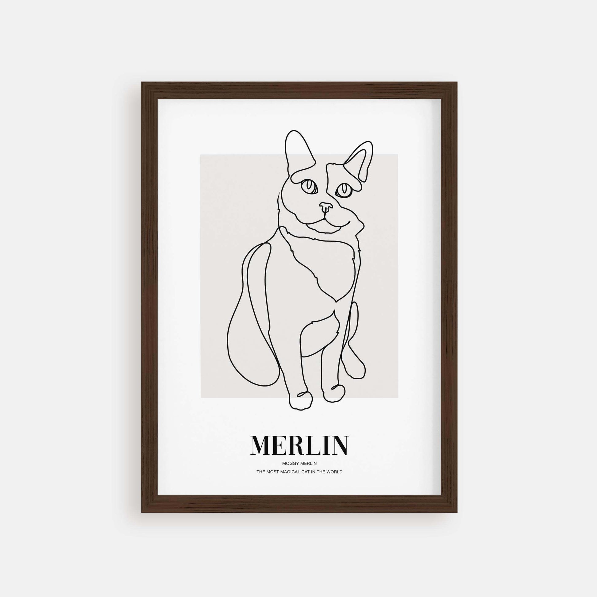 cat memorial art gift idea