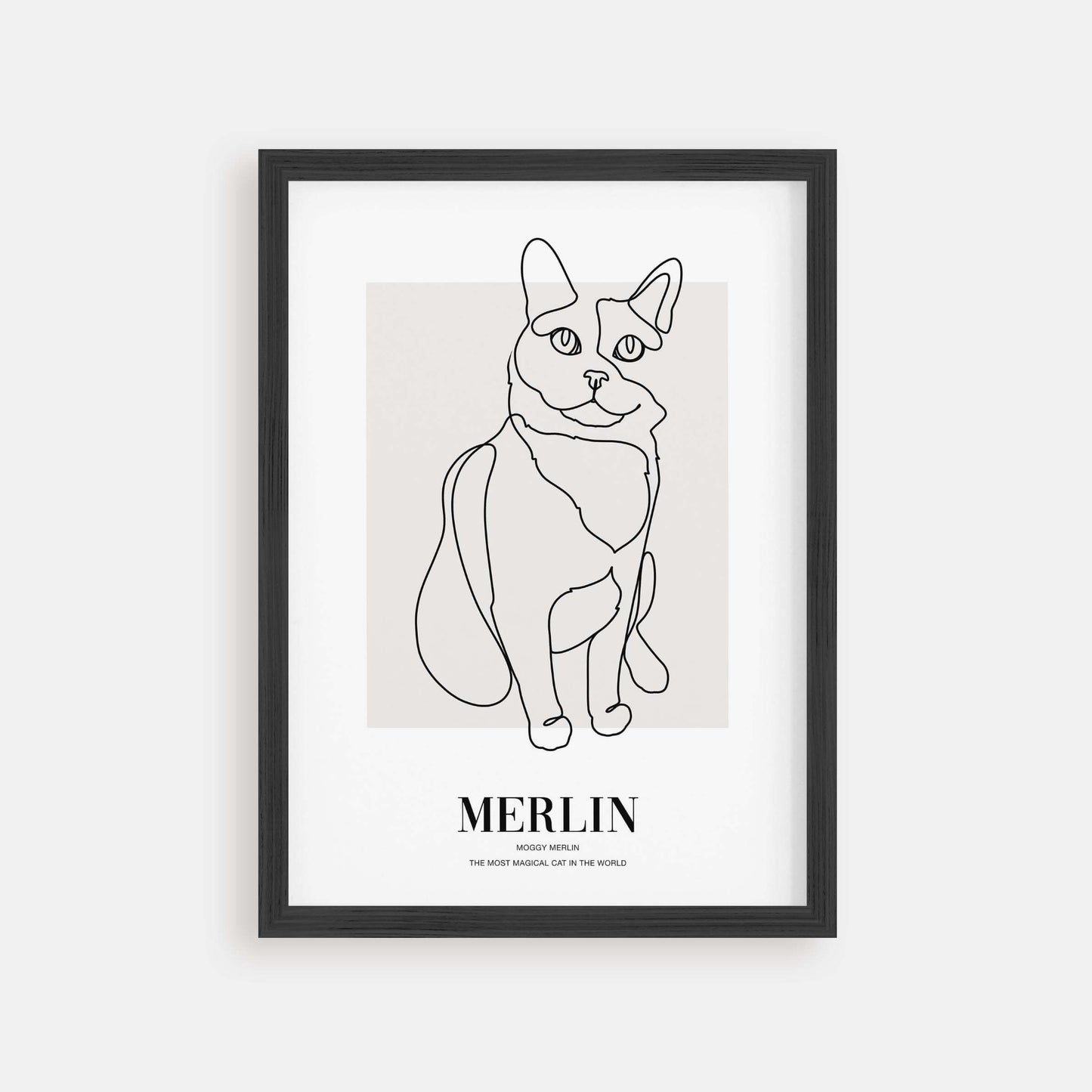 cat memorial art gift idea