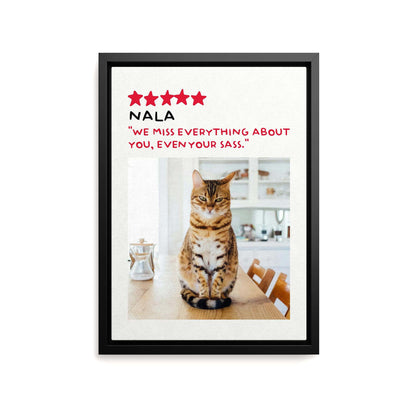 cat memorial gift personalized art