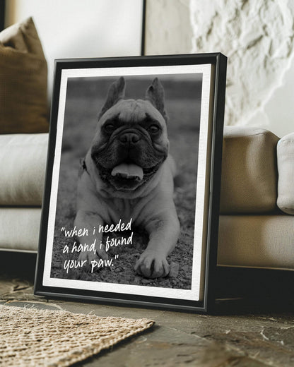 custom dog tribute photo gift, vogue paws personalized pet portrait, christmas gift ideas, dog mom and dog dad gift ideas, black and white photo art, dog, puppy.