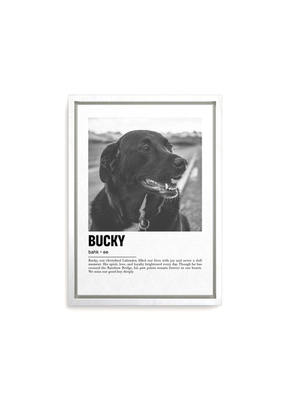 Unique Pet Memorial Ideas - Parisian Custom Pet Canvas