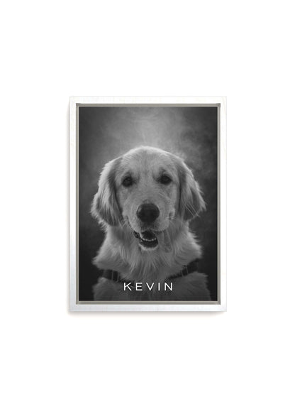 Unique Pet Memorial Ideas - Noir Custom Pet Canvas
