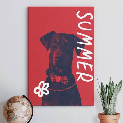 Vogue Duotone - Custom Pet Canvas