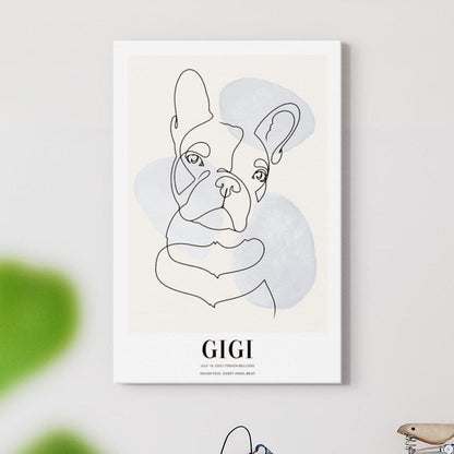 River Stones - Custom Pet Canvas