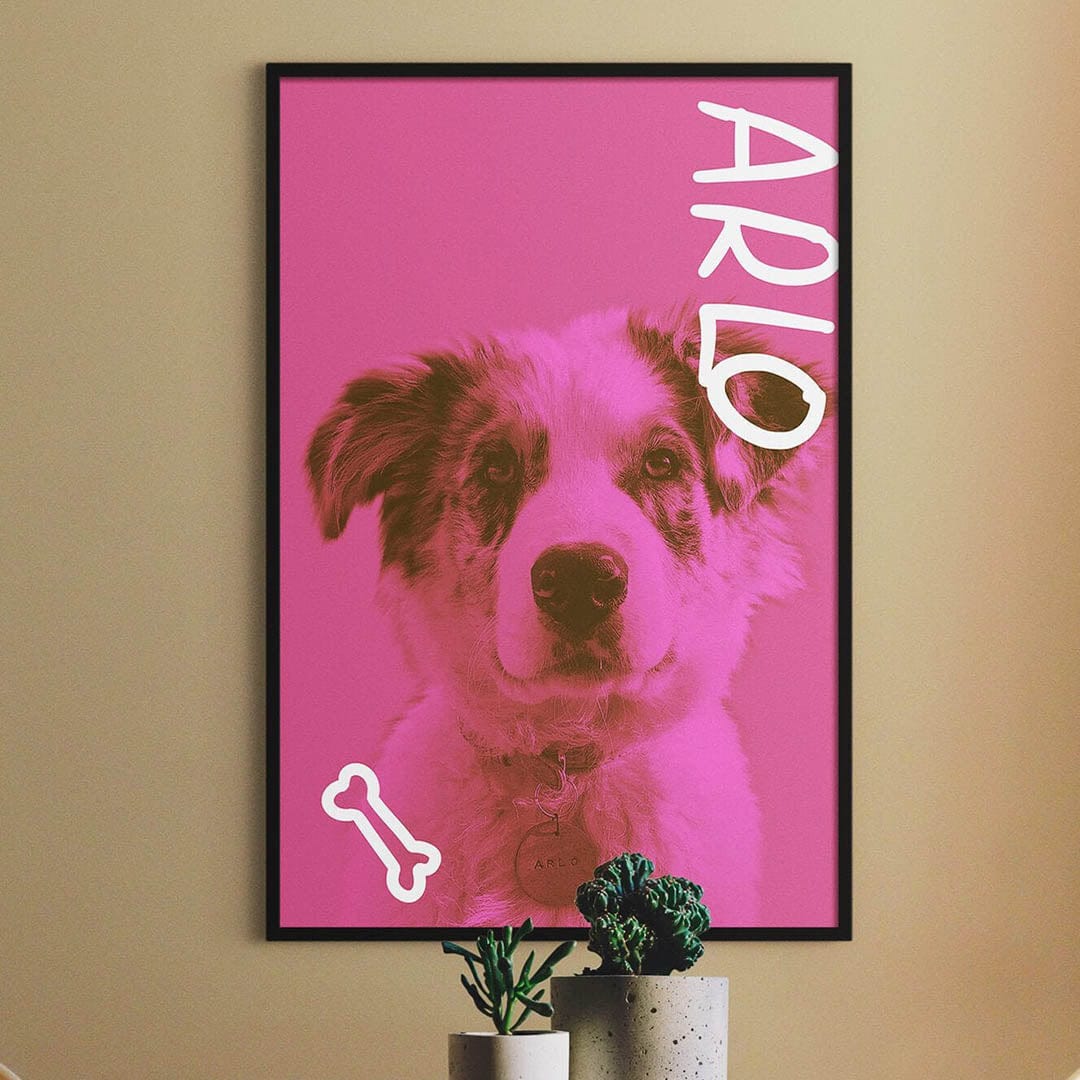 Vogue Duotone  - Custom Pet Poster