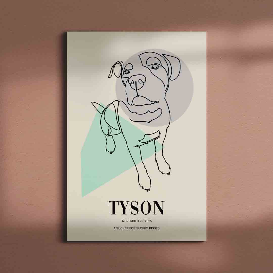 Eclipse - Custom Pet Canvas - Vogue Paws