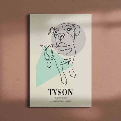 Eclipse - Custom Pet Canvas - Vogue Paws