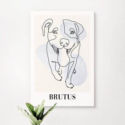 River Stones - Custom Pet Canvas