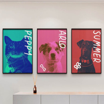 Vogue Duotone  - Custom Pet Poster