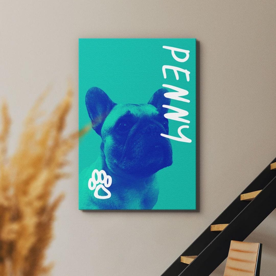 Vogue Duotone - Custom Pet Canvas