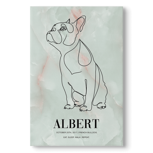 Marble - Custom Pet Canvas - Vogue Paws