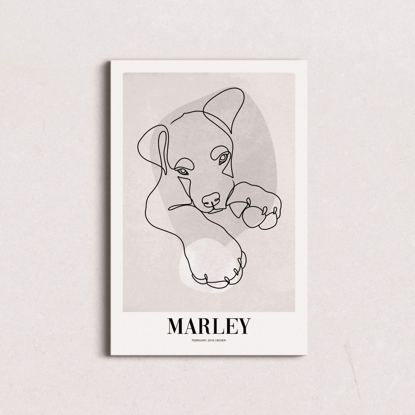 Pebble - Custom Pet Canvas - Vogue Paws