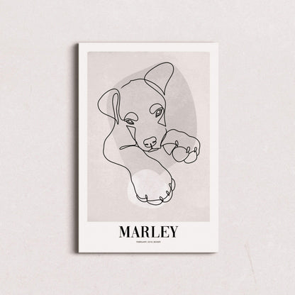 Pebble - Custom Pet Canvas - Vogue Paws