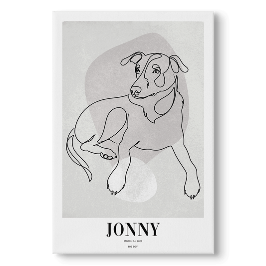 Pebble - Custom Pet Canvas - Vogue Paws
