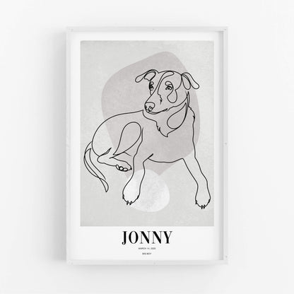 Pebble - Custom Pet Poster
