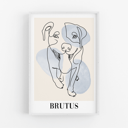 River Stones - Custom Pet Poster