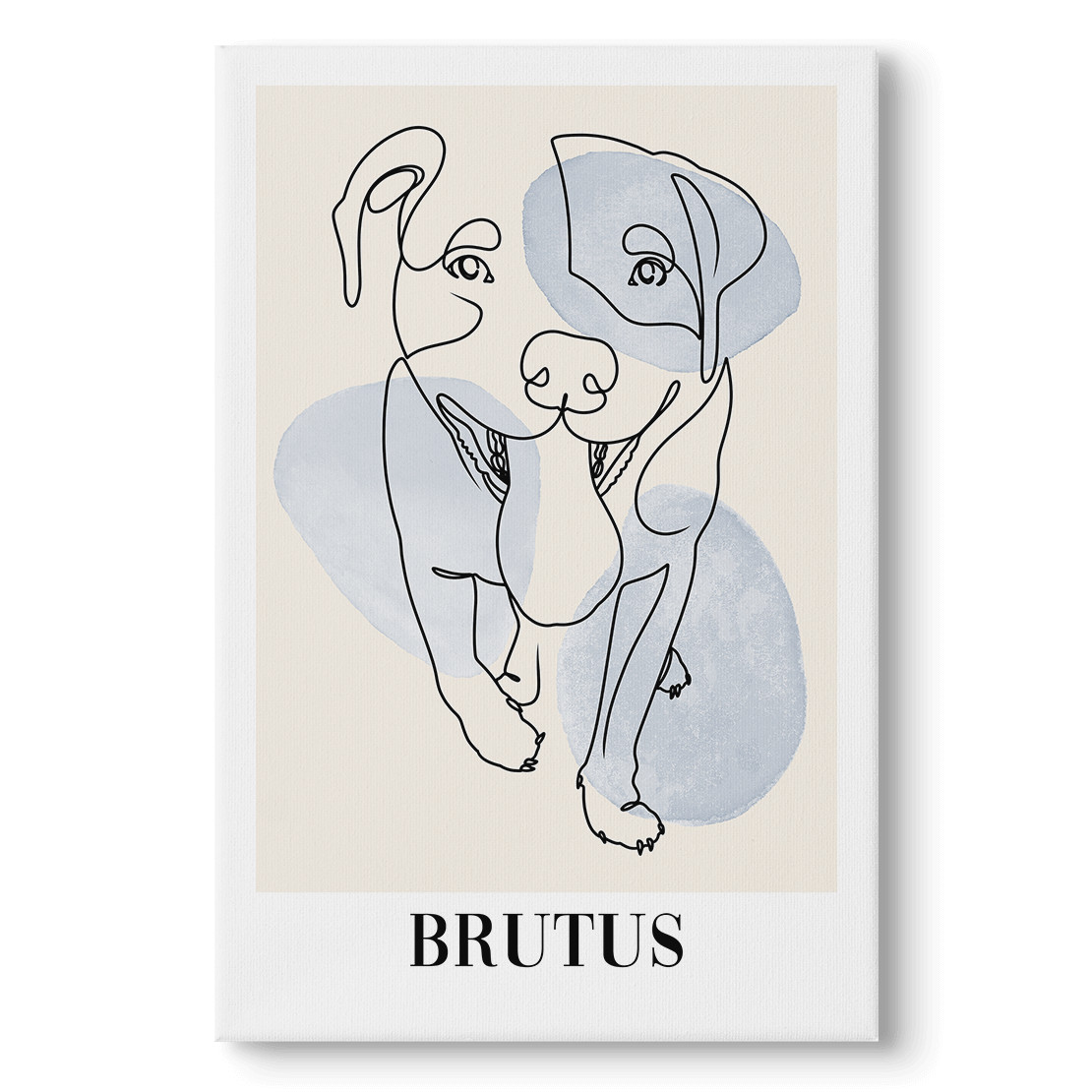 River Stones - Custom Pet Canvas - Vogue Paws