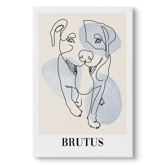 River Stones - Custom Pet Canvas - Vogue Paws